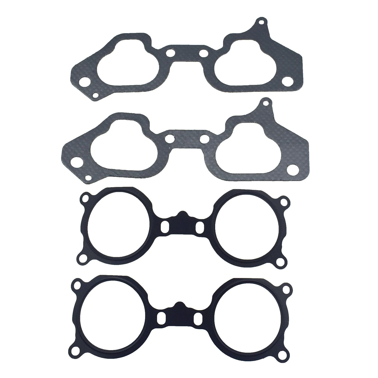 4Pc Upper & Lower TGV to Intake Manifold Gaskets Set for Subaru Impreza WRX/STi, Forester XT etc (10007467)_4