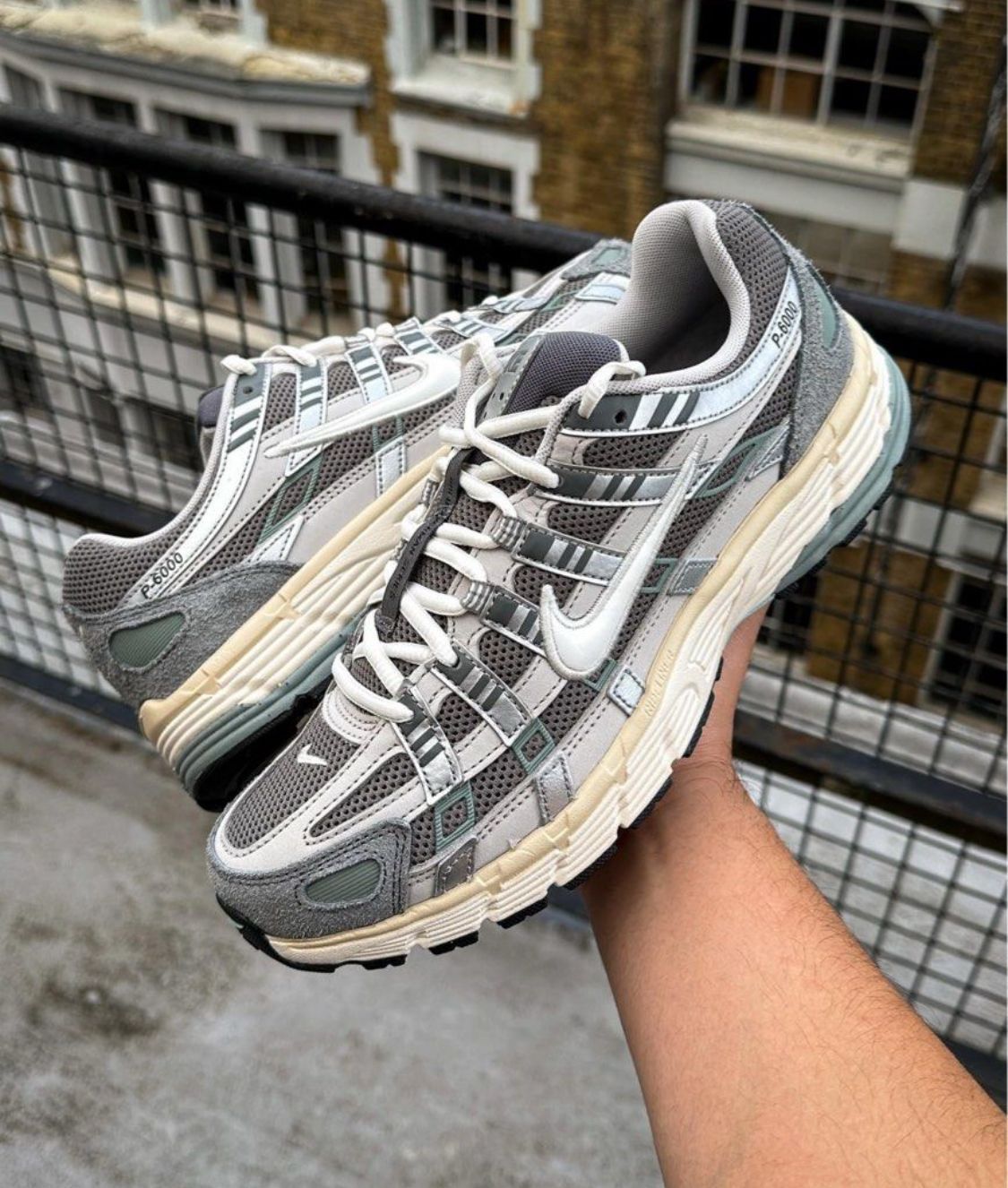 N P-6000 - silver /green / gray_0