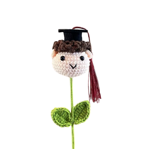 Graduation Crochet Bouquet Topper_1