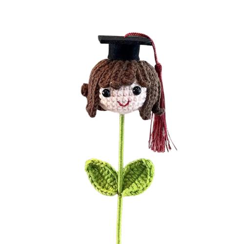 Graduation Crochet Bouquet Topper_2