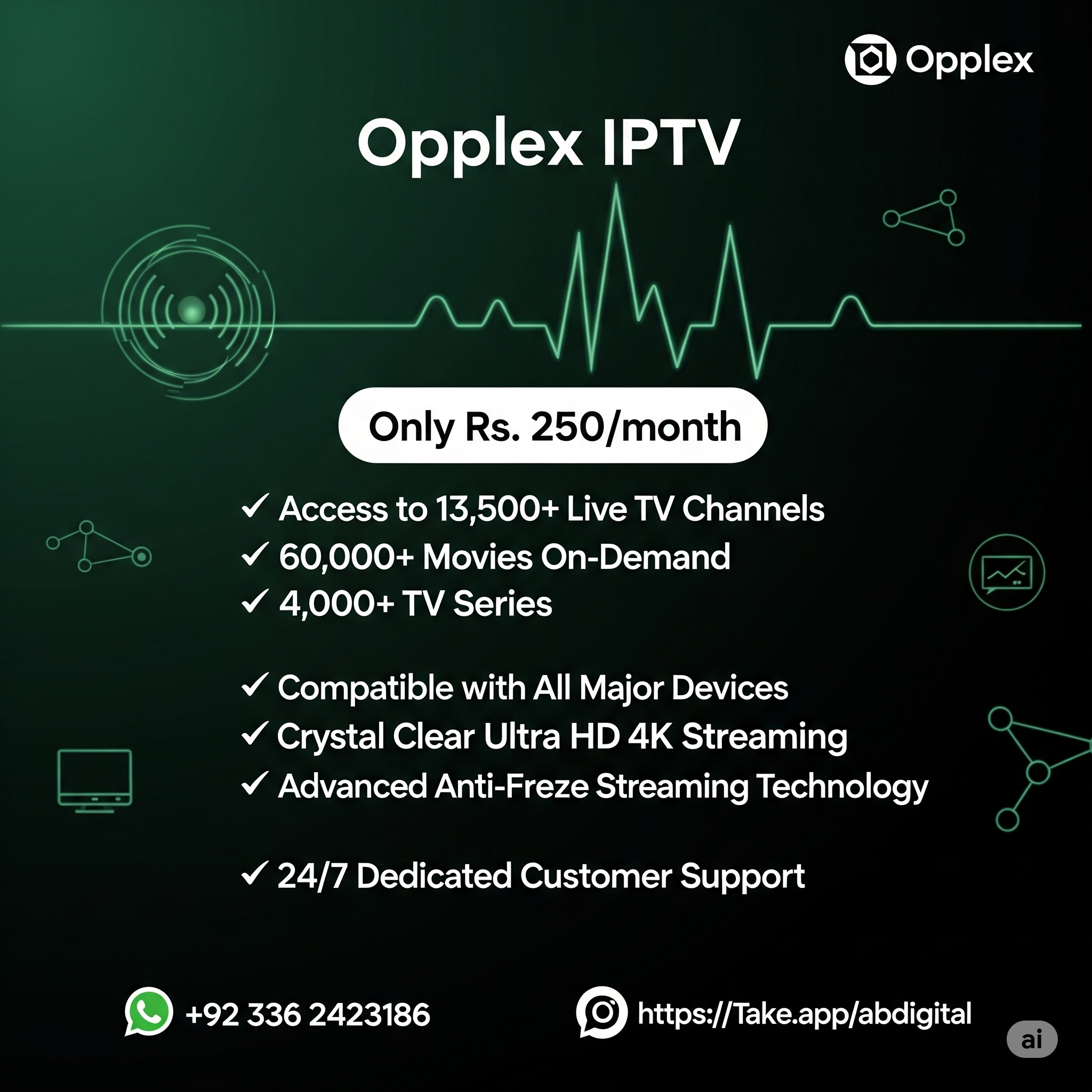 Opplex IPTV 1Month Plan_0