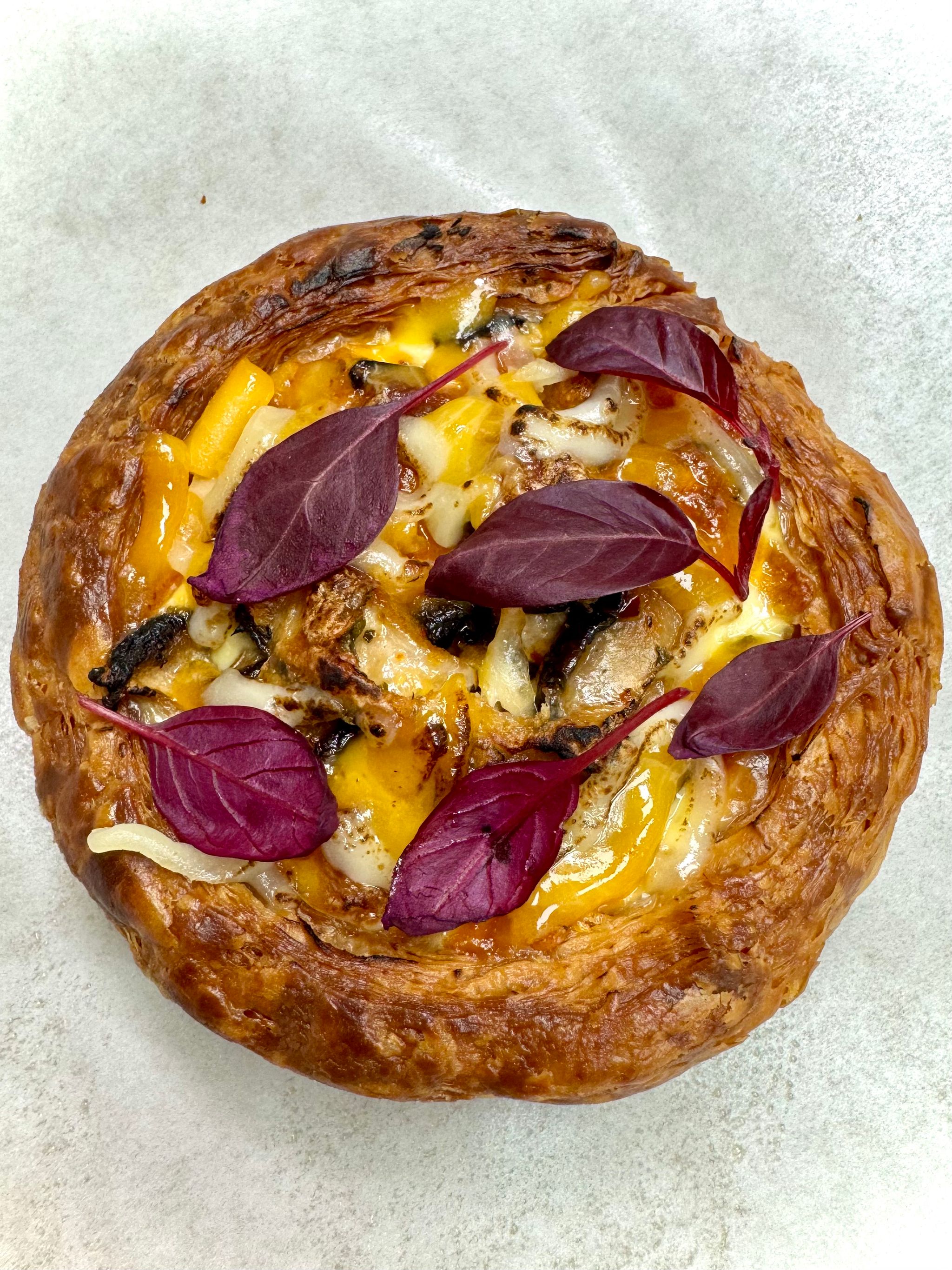 Wild Mushrooms Mozzarella Quiche Croissant_0