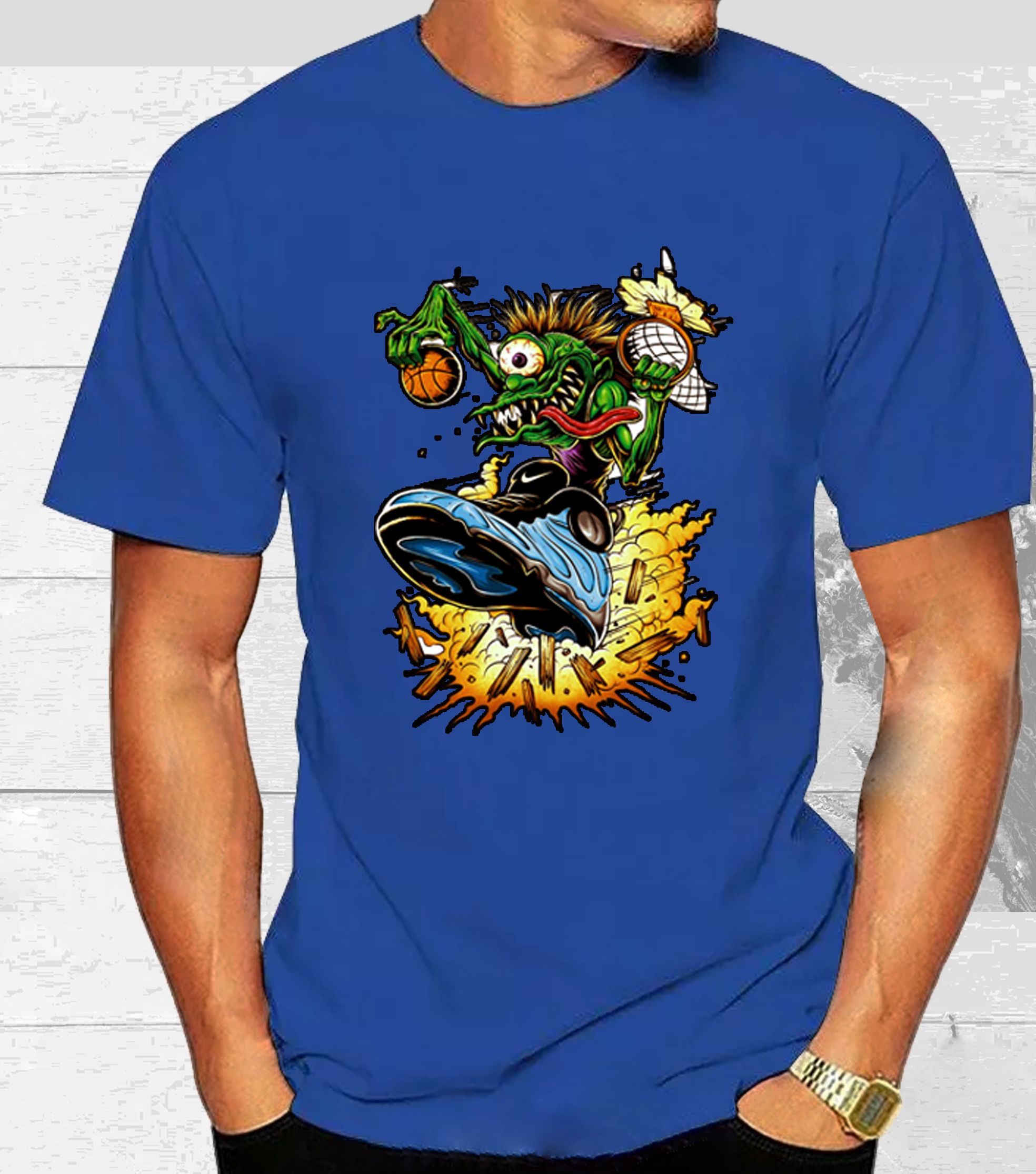 🏀Explosive Style: Cartoon Basketball Tees That Turn Heads_2