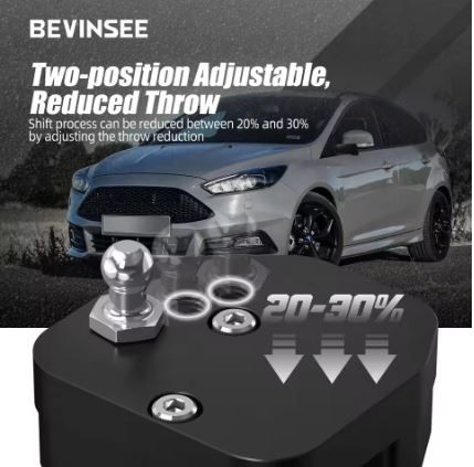 BEVINSEE Adjustable Short Shift Kit for Ford Focus ST 2013-2018 RS 2016-2018 (10007347)_0