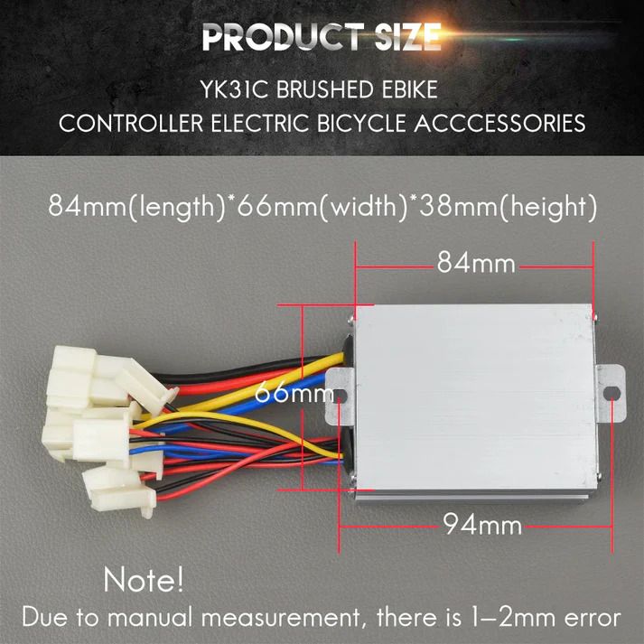 36V 500W YIYUN YK31C Motor Speed Controller For E-Scooters and E-Bikes (10007558)_0