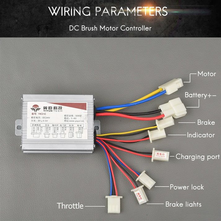 36V 500W YIYUN YK31C Motor Speed Controller For E-Scooters and E-Bikes (10007558)_4