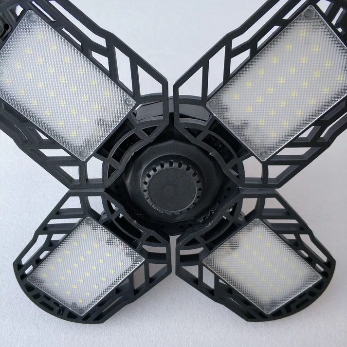 Solar Rechargeable 40W Pure White 104 LED Folding/Deformable Ceiling Light Bulb (10003971)_2
