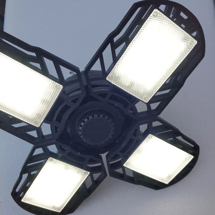 Solar Rechargeable 40W Pure White 104 LED Folding/Deformable Ceiling Light Bulb (10003971)_3