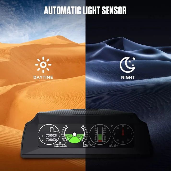 Autool 4×4 X90 GPS Car Slope Meter - Real-Time Slope Measurement Tool for Off-Roading Adventures (10005706)_6