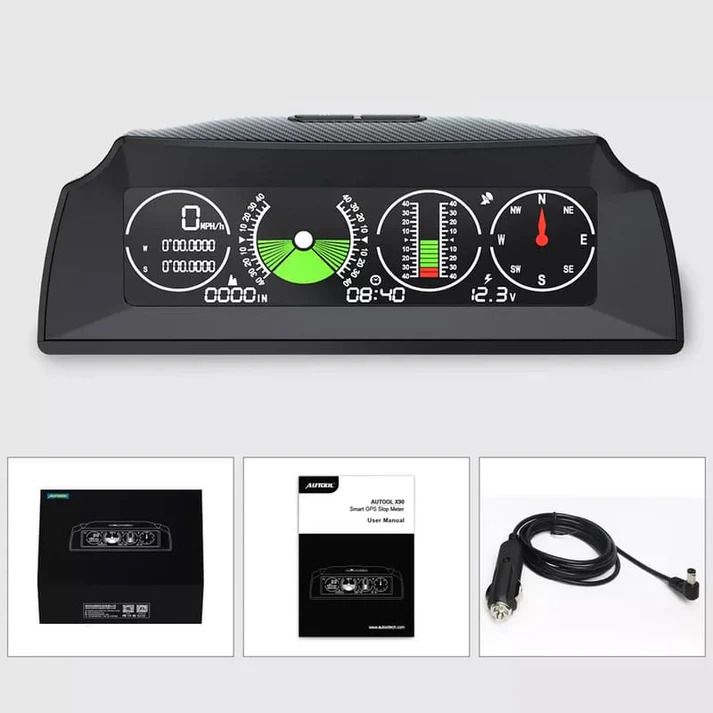 Autool 4×4 X90 GPS Car Slope Meter - Real-Time Slope Measurement Tool for Off-Roading Adventures (10005706)_9
