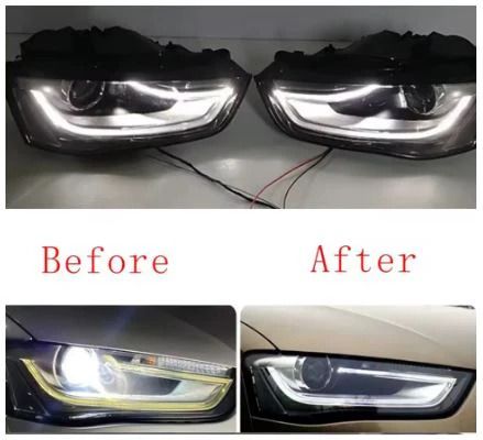 Headlight LED Daytime Running Light DRL For Audi A4/B8 2012 to 2015 Super Bright White Light (10007470)_3