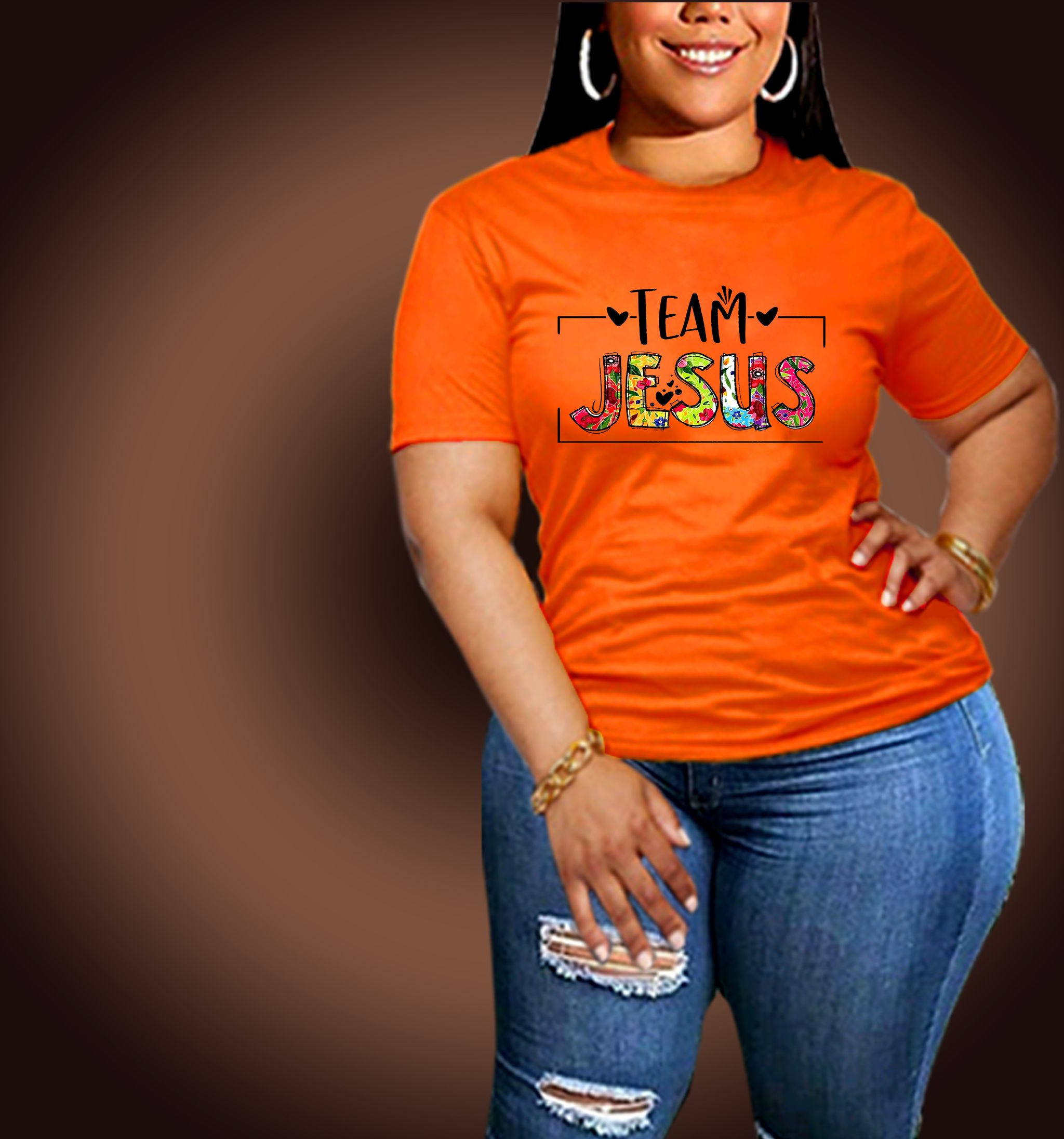 📝 Team Jesus – Bold, Bright, and Unashamed Christian T-Shirt for Women_3