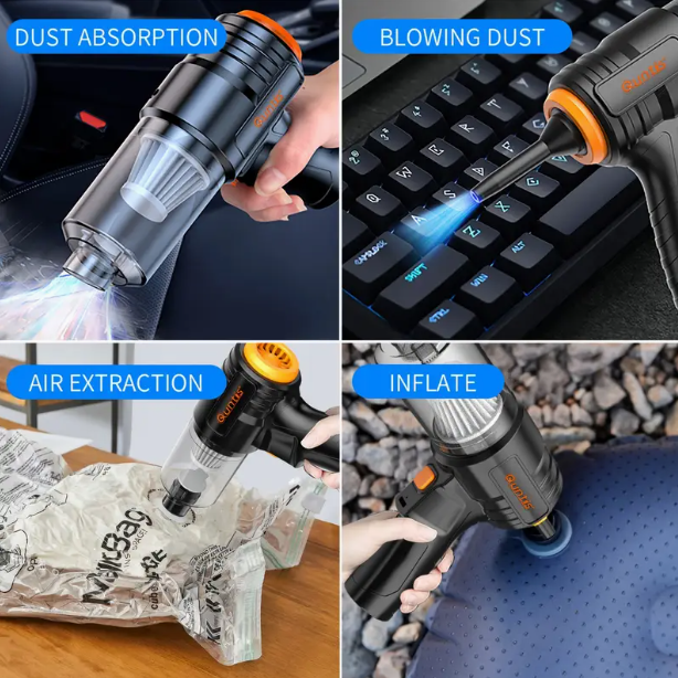 Quntis 3 in 1 Rechargeable Mini Hand-held Vacuum Cleaner_2