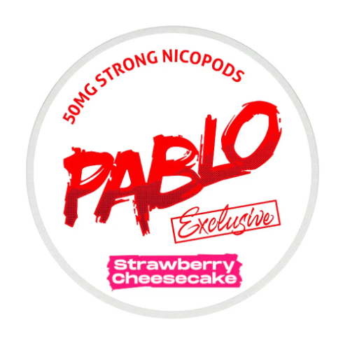 Pablo Exclusive Strawberry Cheesecake 50mgp Nico Pouches_0