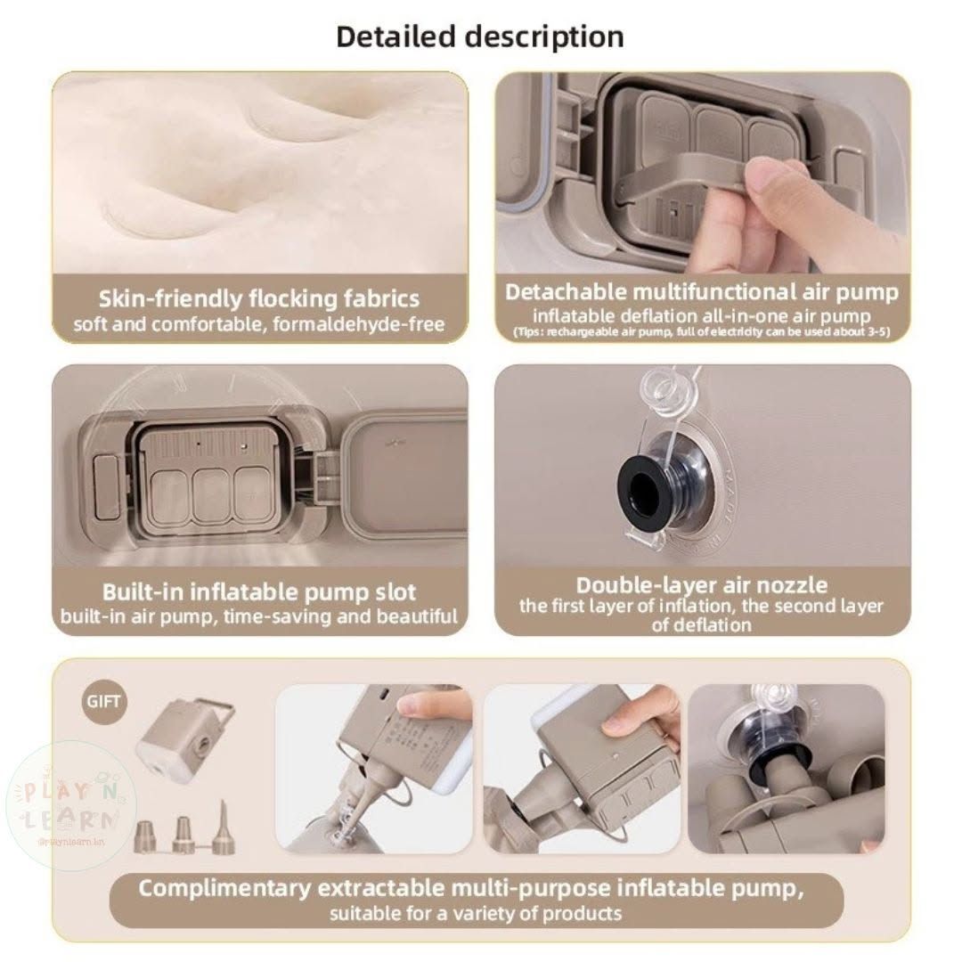 AUTO INFLATABLE MATTRESS WITH BUILT-IN BATTERY PUMP  (INSTOCK)_4