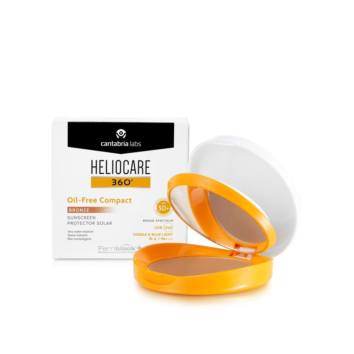 Heliocare Helio 360 Oil-Free Compact Bronze 10g_0