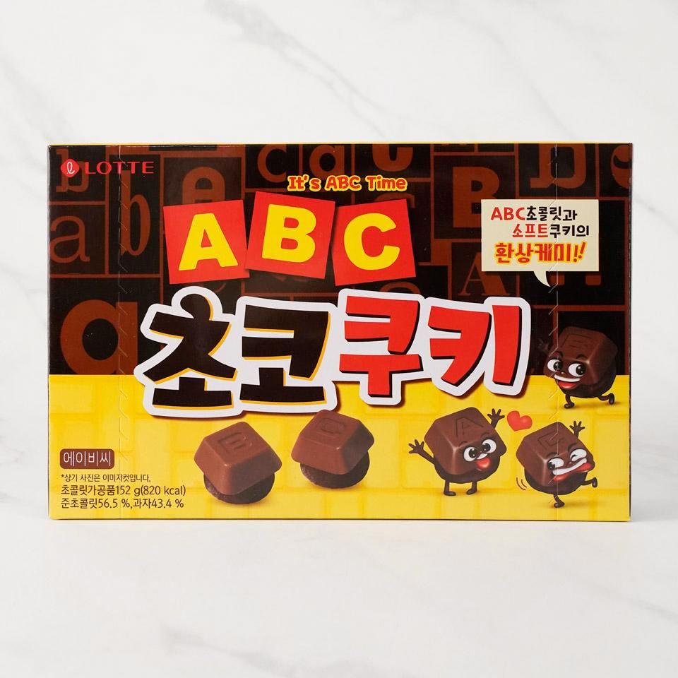LOTTE ABC 초코쿠키 CHOCO COOKIE 50G*2_0