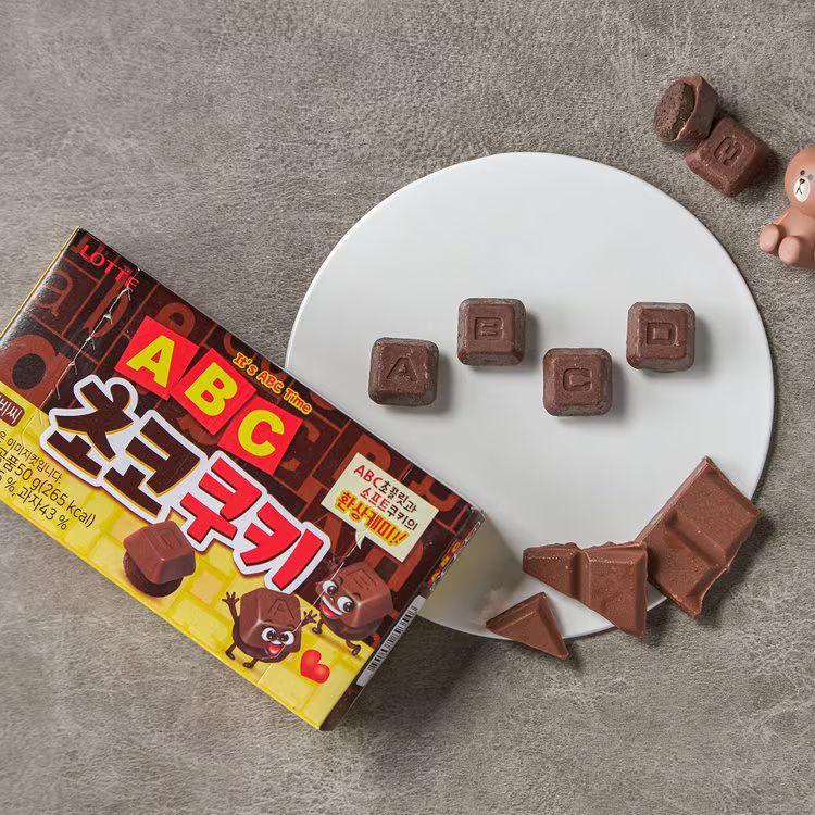 LOTTE ABC 초코쿠키 CHOCO COOKIE 50G*2_1