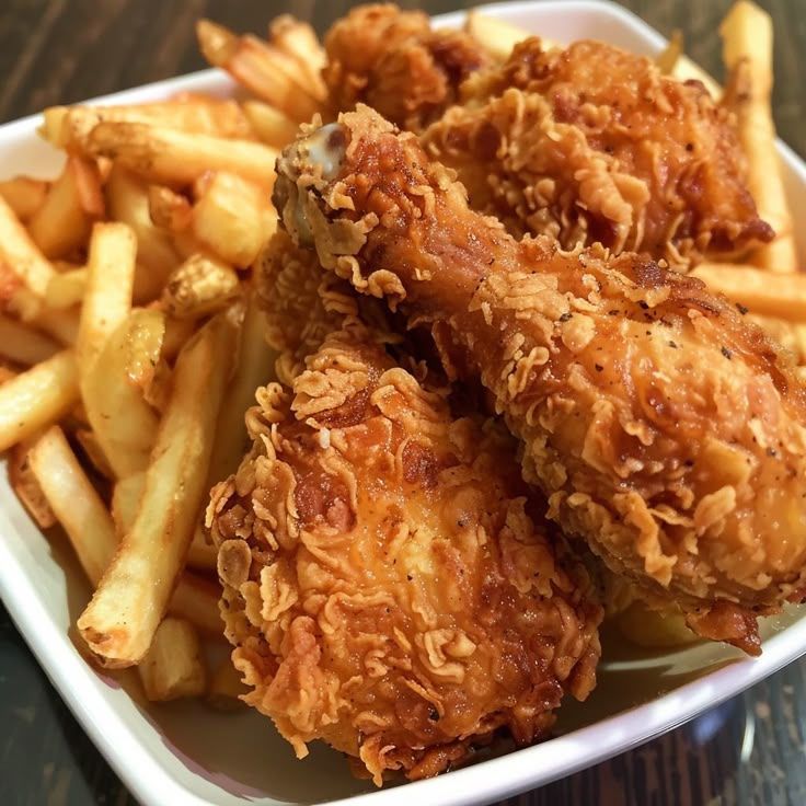 Frite poulet pané_0