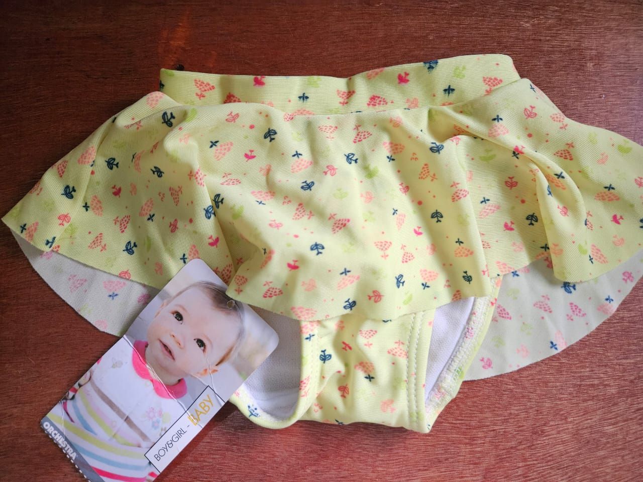 Maillot de bain avec ceinture froufrou Baby Girl Orchestra _1