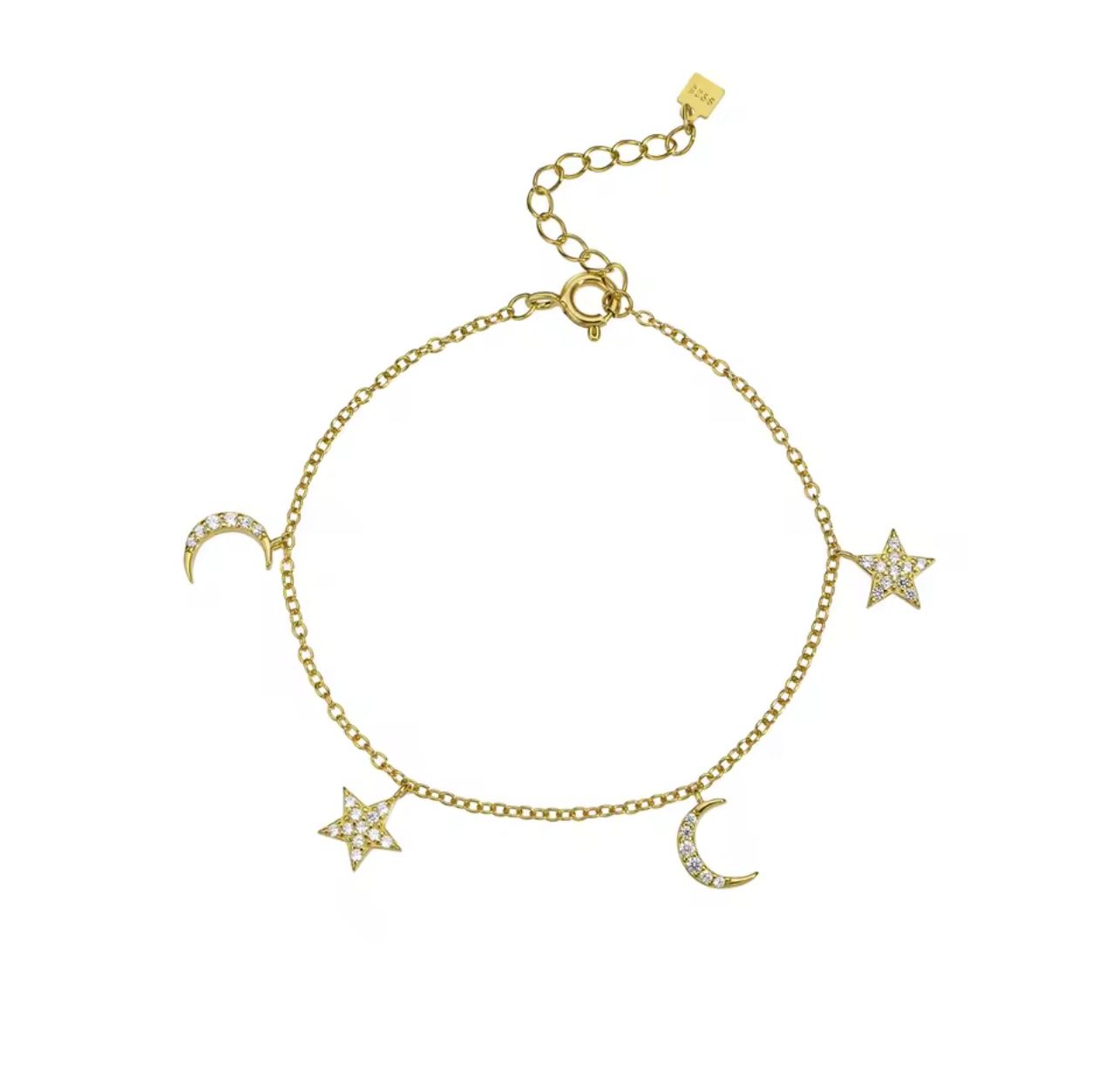 Moon and stars bracelet _0