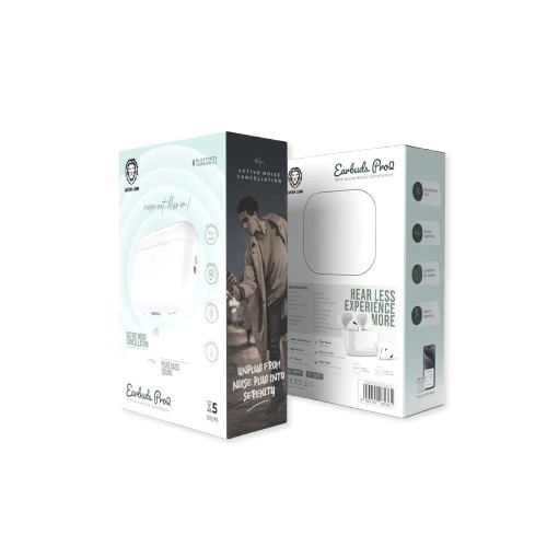 Green Lion Earbuds Pro2 with Active Noise Cancellation - White_0