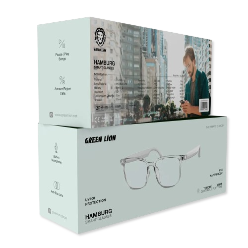 Green Lion Hamburg Smart Glasses - White_0