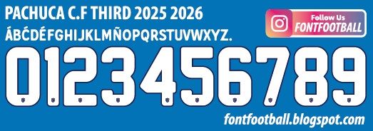 Font Vector C.F Pachuca Third 3rd 2025 2026 kit_0