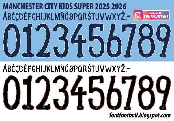 Font Vector Manchester City Kids Super 2025 2026 kit_0
