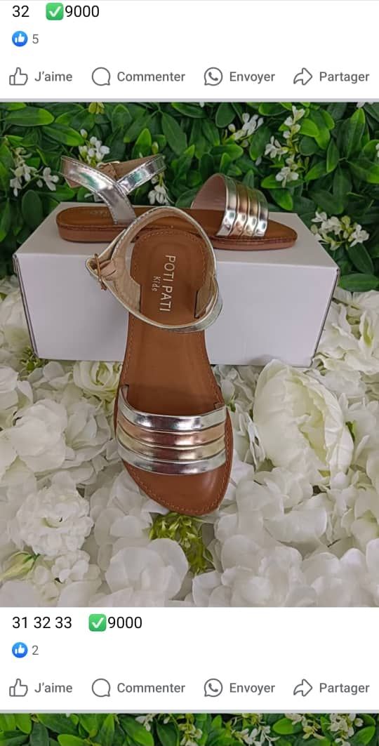 Chaussures Enfants Excellente Qualité. Pointure 30 à 35. Prix de vente: 15 000 FCFA  Bénéfice: 2000 FCFA.  Offre valable 30 jours renouvelable._0