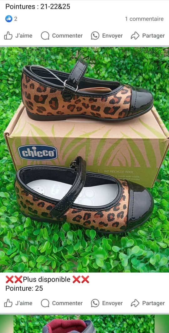 Chaussures Enfants de Marque CHICCO. Prix de vente: 15 000 FCFA  Bénéfice: 2000 FCFA. Offre valable 30 jours renouvelable._0
