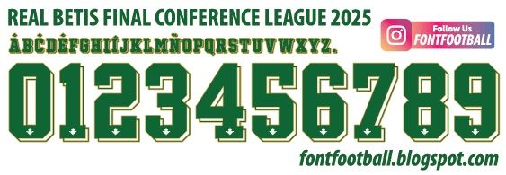 Font Vector Real Betis Final Conference League 2025 kit_0