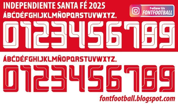 Font Vector Independiente Santa Fé 2025 kit_0