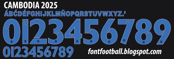 Font Vector Cambodia National Team 2025 kit_0