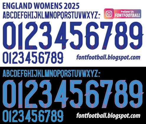 Font Vector England Womens 2025 Shirt_0