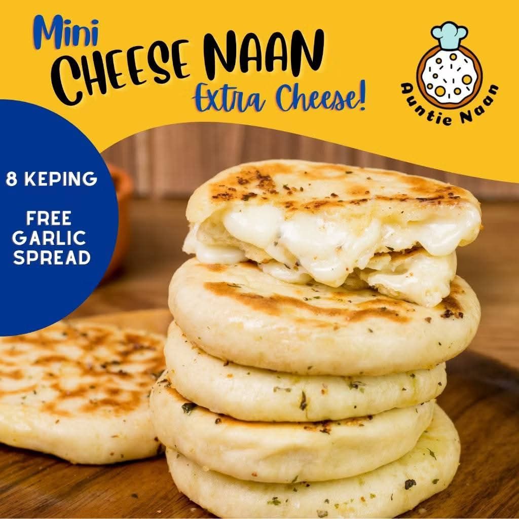 Mini Cheese Naan (Extra Cheese) 8PC_0
