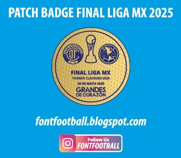 Patch Badge Final Liga MX 2025 Vector_0