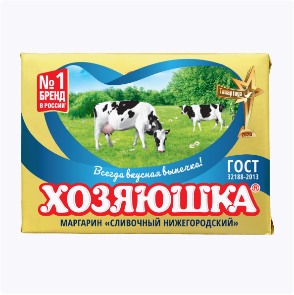 Маргарин (Хозяюшка) 60% 200г_0
