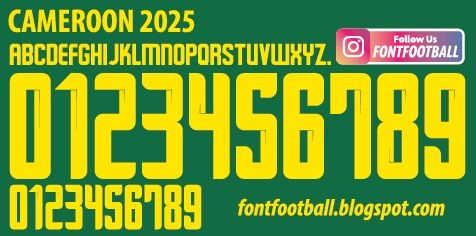 Font Vector Cameroon 2025 kit_0