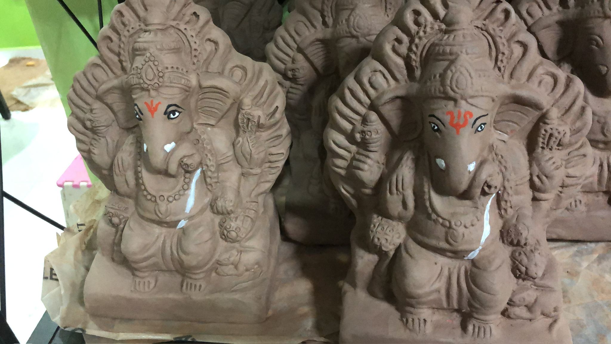 6”-8”  LT Plain Lalbaug Cha ka raja _3