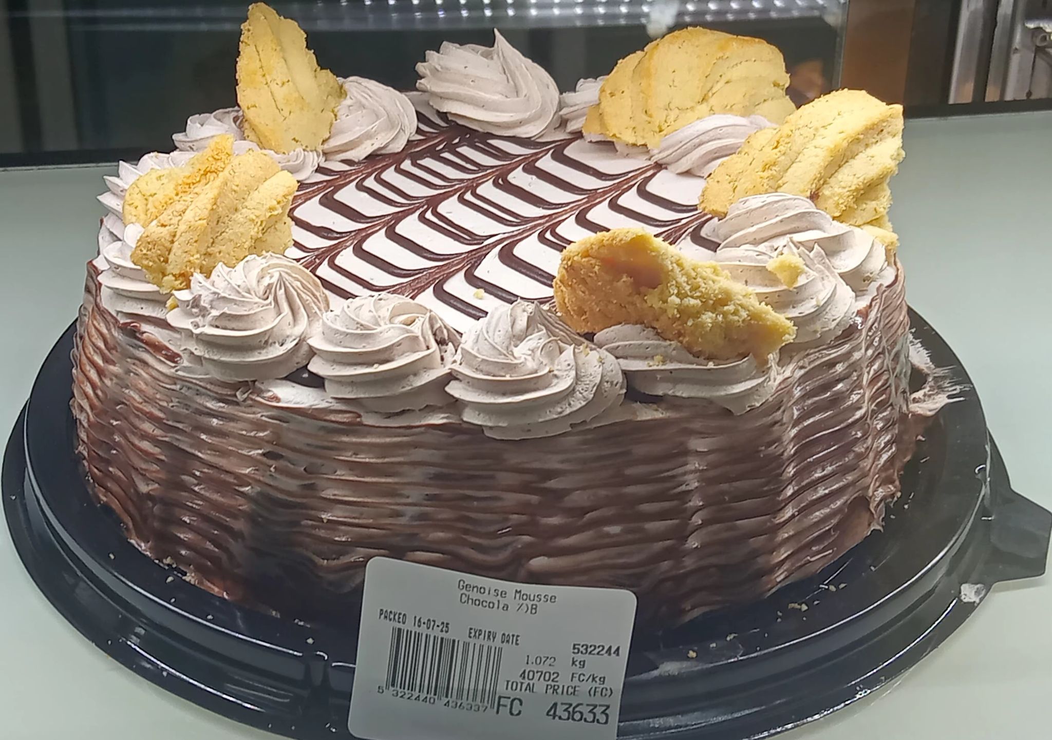 Genoise Mousse Chocola 1.072kg_0