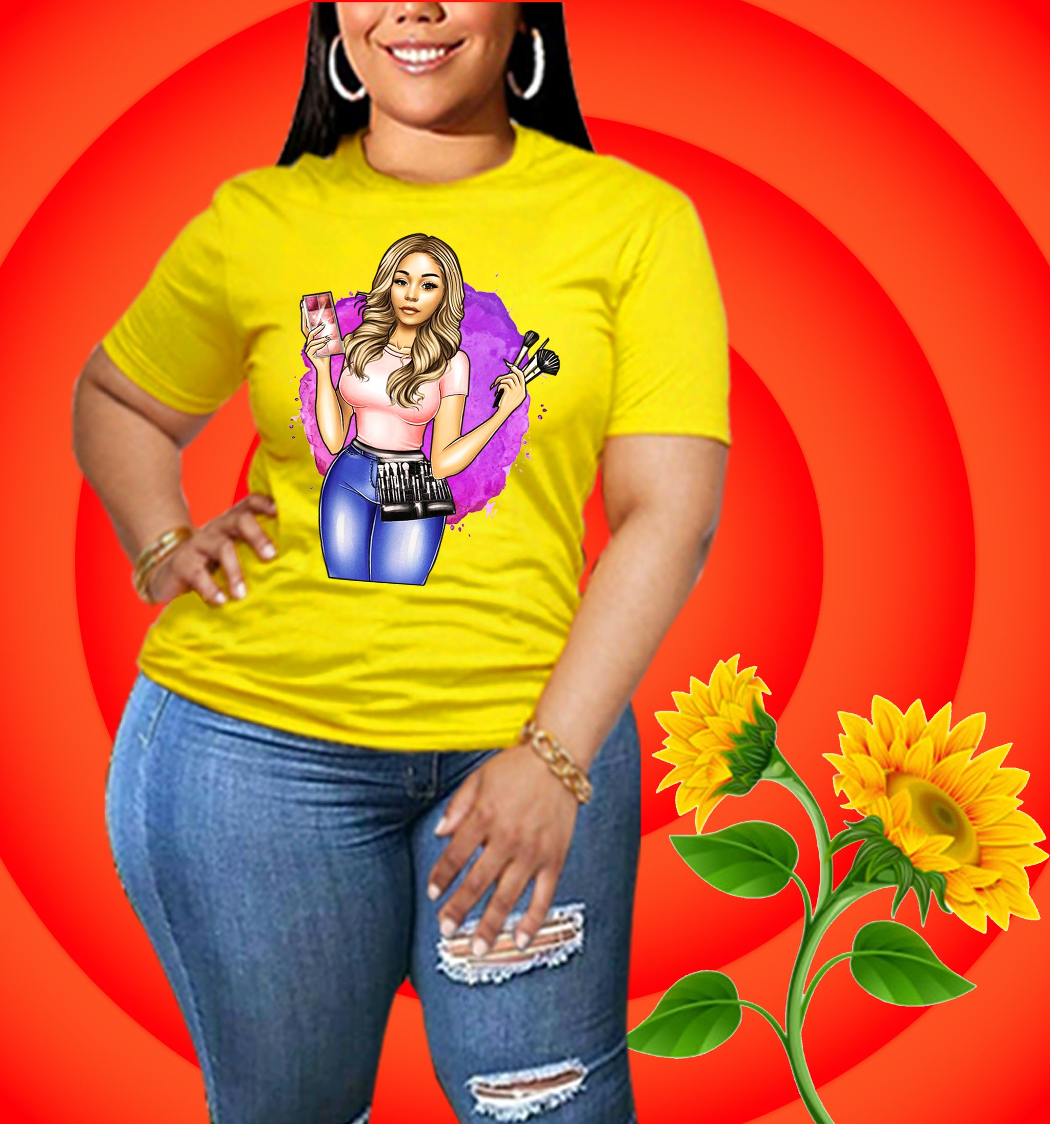 💇‍♀️ “Beauty Boss” T-Shirt – Hair Stylist Cartoon Edition_8