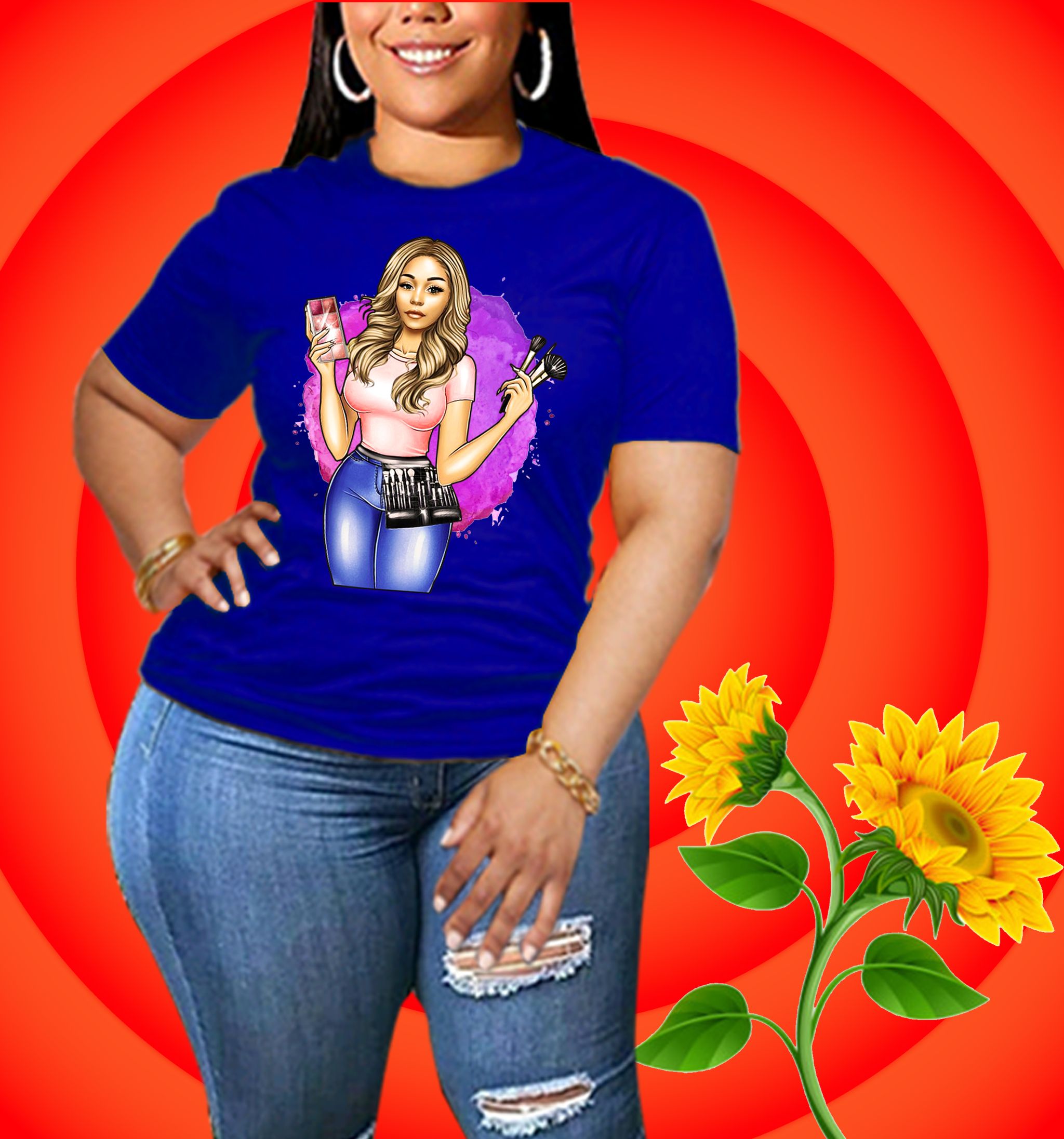 💇‍♀️ “Beauty Boss” T-Shirt – Hair Stylist Cartoon Edition_9