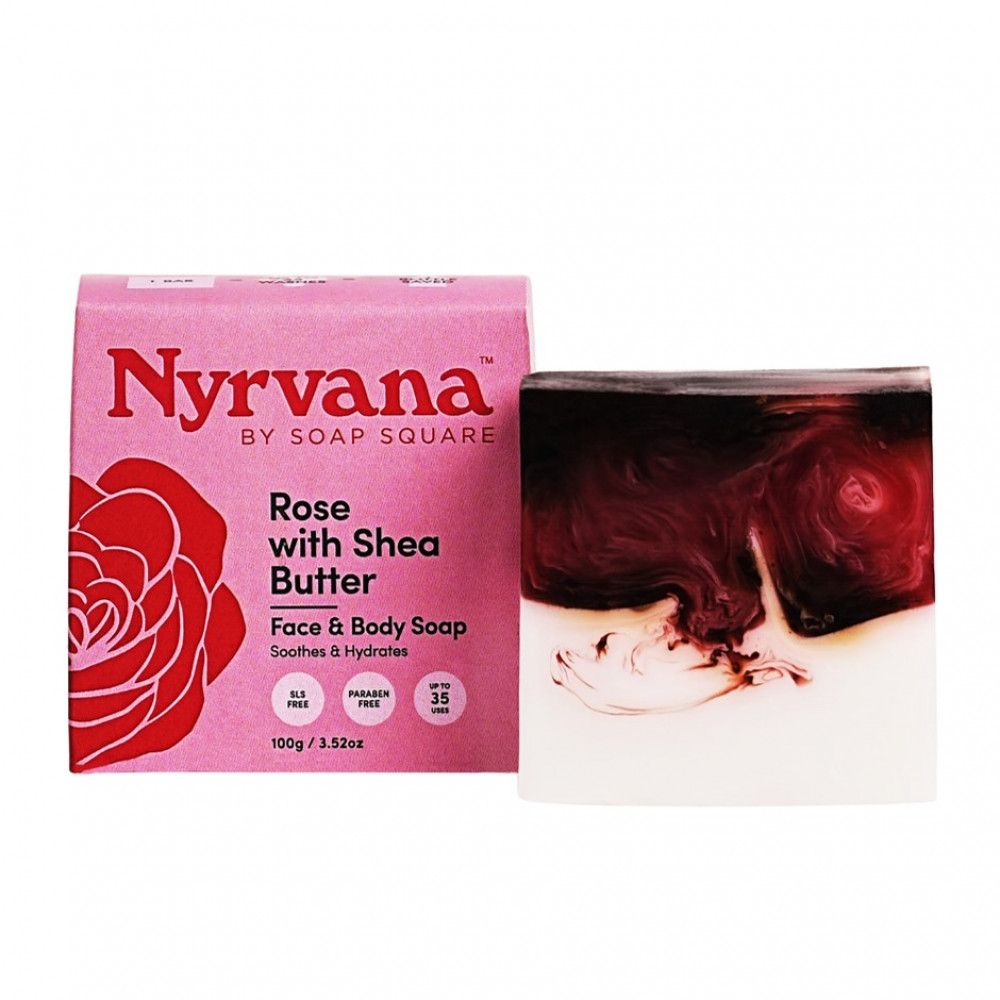 Nyrvana Rose with Shea Butter Soap 100g_0