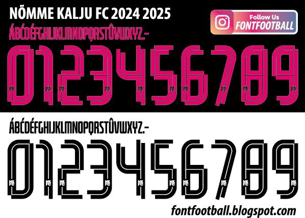 Font Vector Nõmme Kalju FC 2024 2025 kit_0
