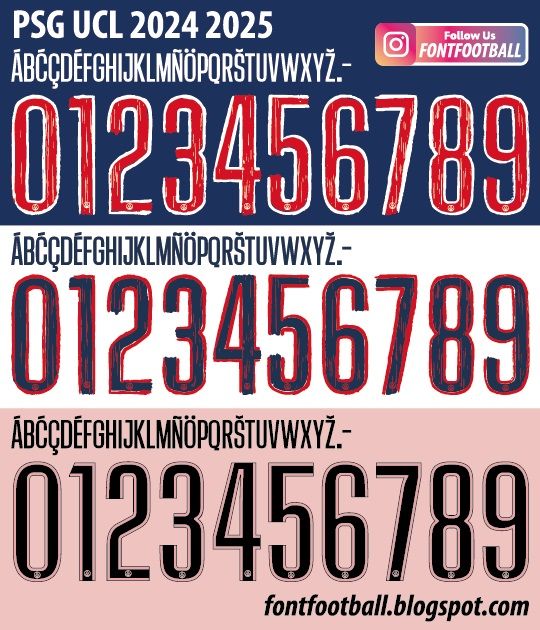 Font Vector PSG UCL 2024 2025 kit_0