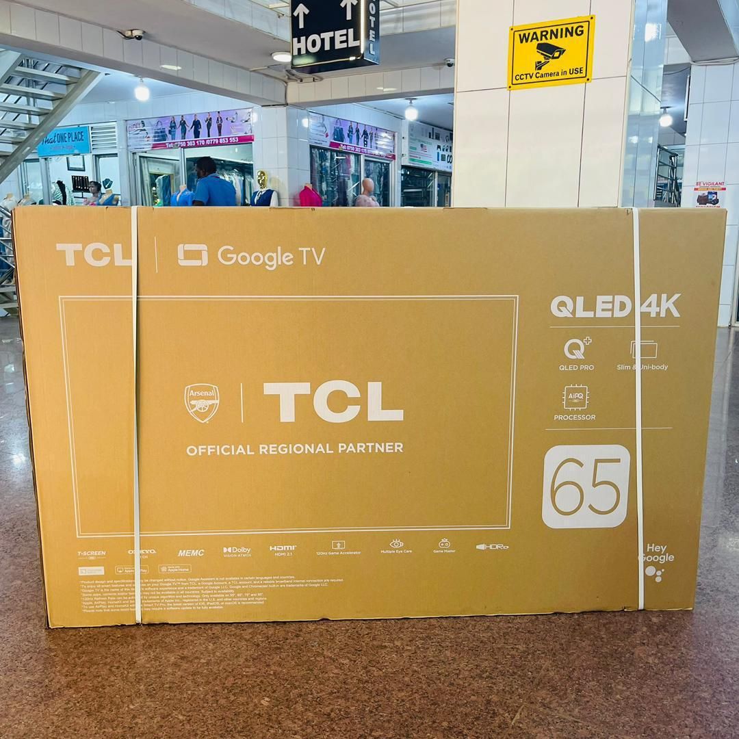 TCL 65” Smart Android QLED 4K Frameless Tv_1