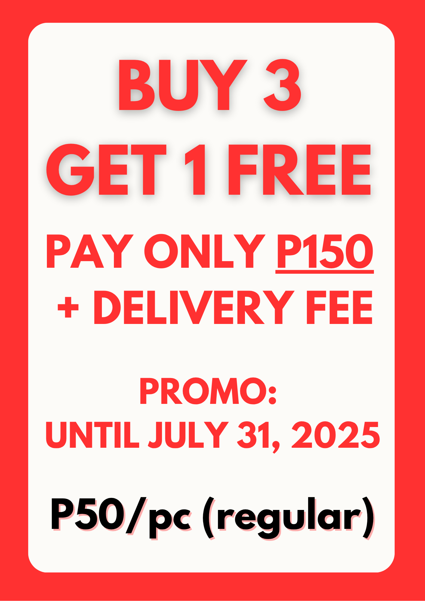 Promo: Buy 3 Get 1_0