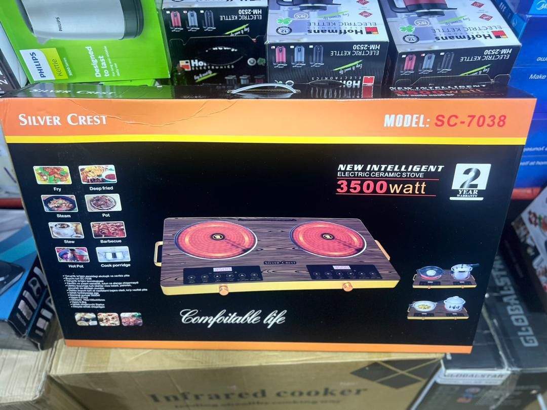 Silver Crest Double Glass Top Infrared Cooker _0