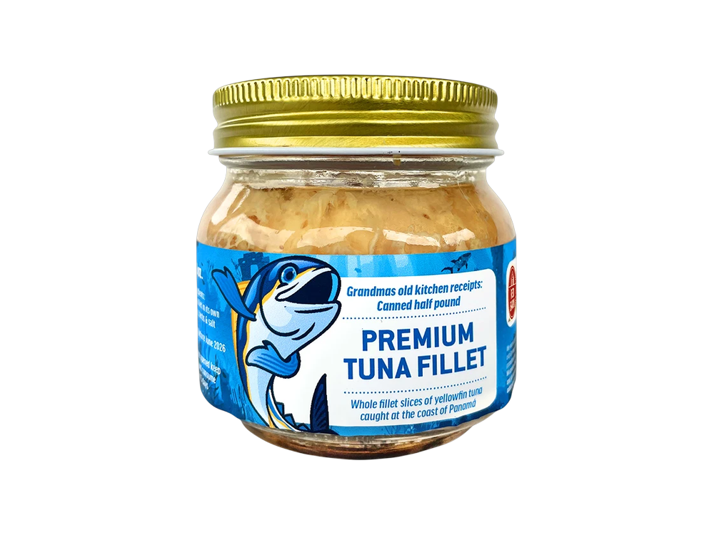 Premium Tuna Fillet in own juice 8.8 oz / Filete premium de atún en su propio jugo 8.8 oz_0